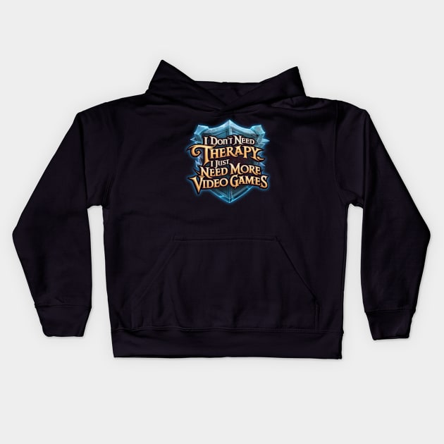 video game collectors Kids Hoodie by Arturo Vivó